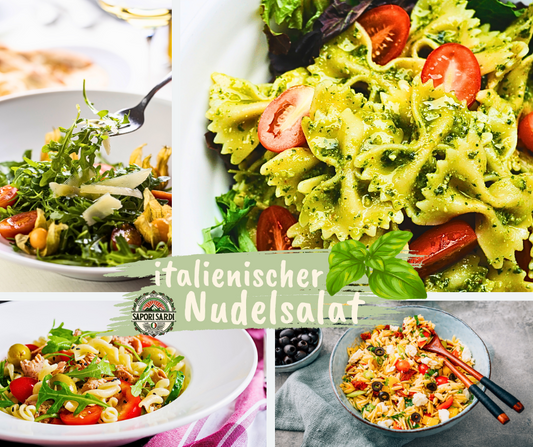 Italienischer Nudelsalat mit Pesto & Rucola - Rezept