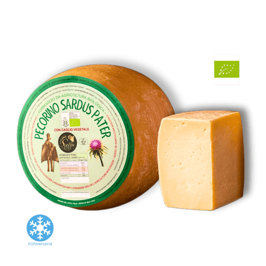 BIO Pecorino "Sardus Pater" Vegetarisch - Schafskäse aus Sardinien - Aromatisch Sapori Sardi