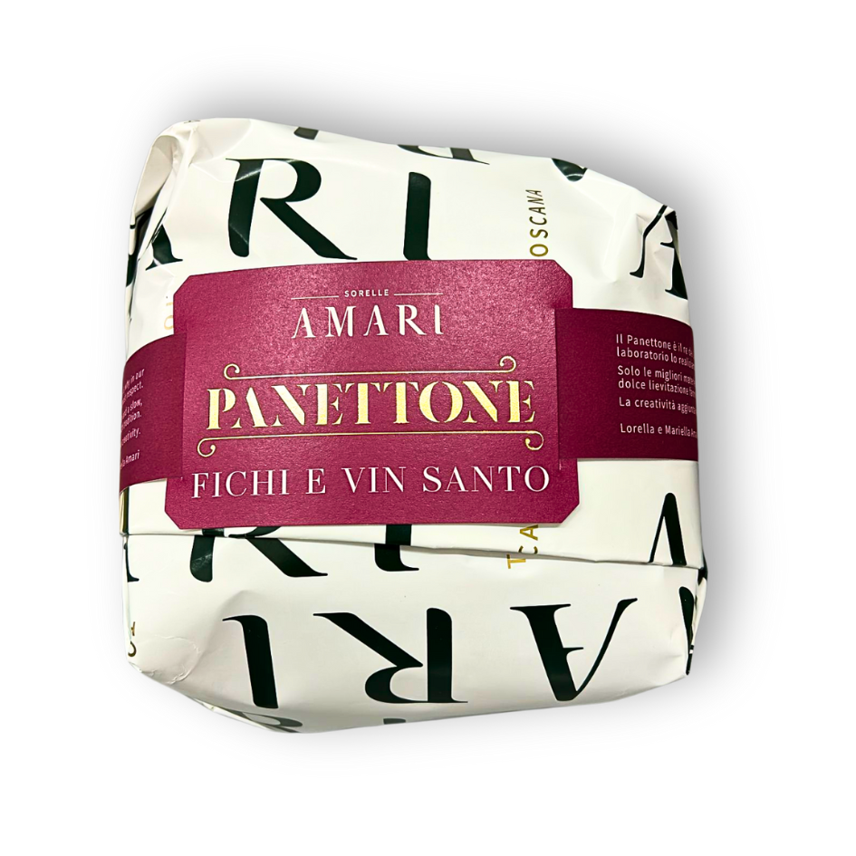Panettone Fichi e Vin Santo - Handgefertigt mit Feigen & süßem Wein von Amari aus der Toskana