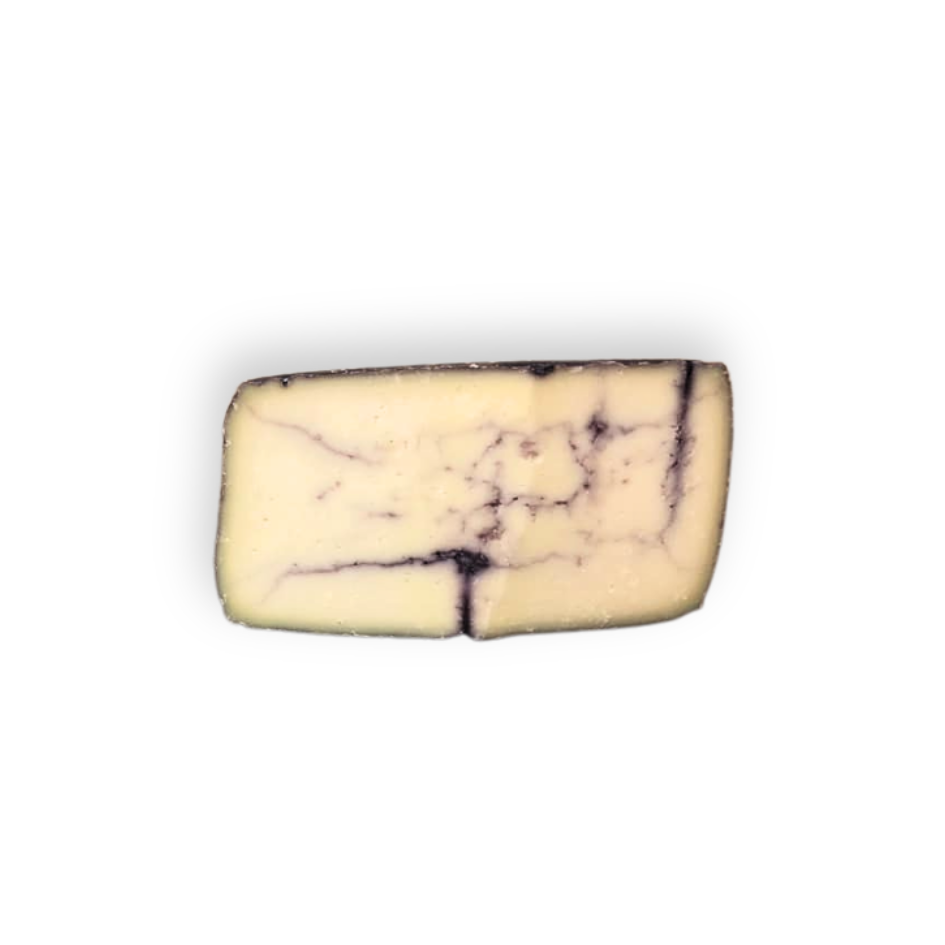 Pecorino Moliterno Vignaiolo – handgefertigter Schafskäse mit Rotwein veredelt
